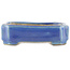 Maceta rectangular azul para bonsái de Terahata Satomi Mazan - 70 x 60 x 20 mm