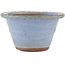 Maceta redonda azul para bonsái de Yamaaki - 150 x 150 x 90 mm