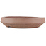 Vaso bonsai rotondo non smaltato di Yamaaki Koshosen (prima generazione) - 180 x 180 x 40 mm
