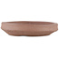 Pot à bonsaï rond non émaillé de Yamaaki Koshosen (première génération) - 180 x 180 x 40 mm