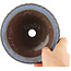 Maceta redonda azul para bonsái de Yamaaki - 150 x 150 x 90 mm