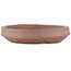Ronde ongeglazuurde bonsaipot van Yamaaki Koshosen (eerste generatie) - 180 x 180 x 40 mm