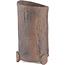 Pot à bonsaï rond non émaillé de Yamaaki Koshosen (première génération) - 75 x 75 x 135 mm