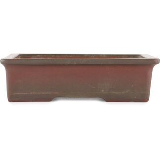 Nakawatari Pot à bonsaï rectangulaire non émaillé de 190 mm par Nakawatari, Chine