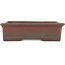 Pot à bonsaï rectangulaire non émaillé de Nakawatari - 190 x 135 x 55 mm