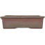 Maceta rectangular sin esmaltar para bonsái de Nakawatari - 190 x 135 x 55 mm