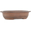 Pot à bonsaï ovale non émaillé par Tetsu gakkan Nakawatari - 205 x 135 x 50 mm