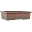 Pot à bonsaï rectangulaire non émaillé de Nakawatari - 190 x 135 x 55 mm