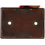 Maceta rectangular sin esmaltar para bonsái de Nakawatari - 190 x 135 x 55 mm