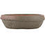 Round brown bonsai pot - 100 x 100 x 30 mm