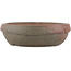 Ronde bruine bonsai pot - 100 x 100 x 30 mm