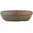 Ronde bruine bonsai pot - 100 x 100 x 30 mm