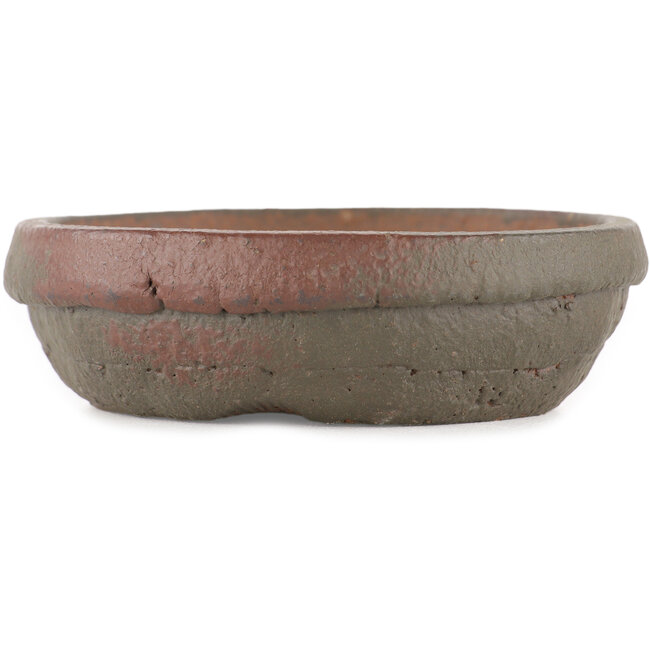 Ronde bruine bonsai pot - 100 x 100 x 30 mm