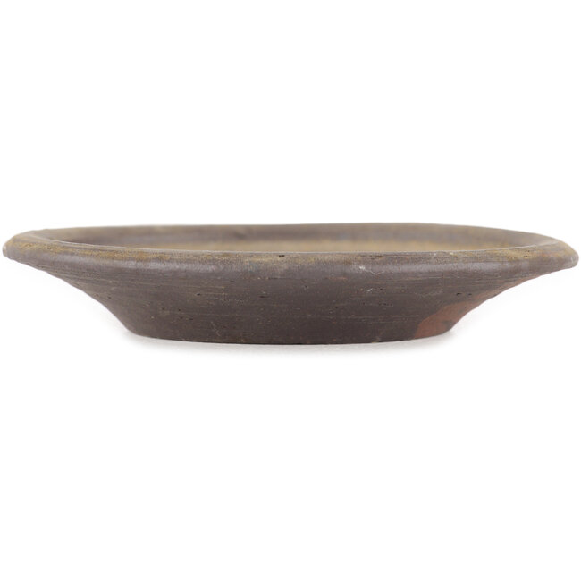 Pot à bonsaï rond non émaillé de Bigei - 115 x 115 x 20 mm