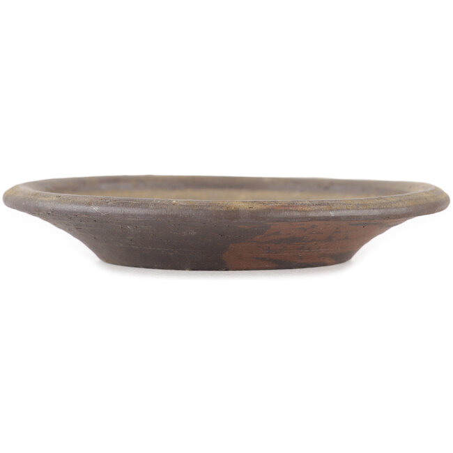 Runder unglasierter Bonsai-Topf von Bigei - 115 x 115 x 20 mm