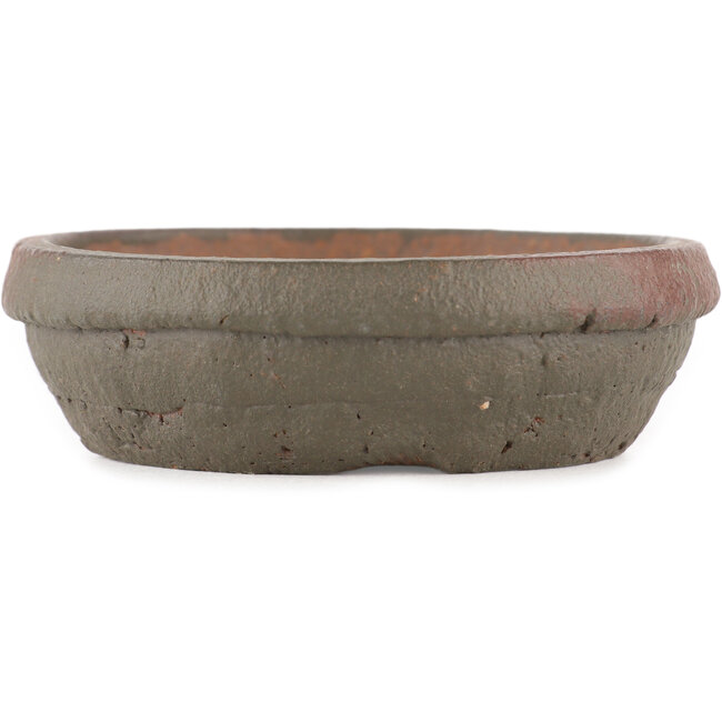 Ronde bruine bonsai pot - 100 x 100 x 30 mm