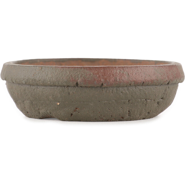 Ronde bruine bonsai pot - 100 x 100 x 30 mm