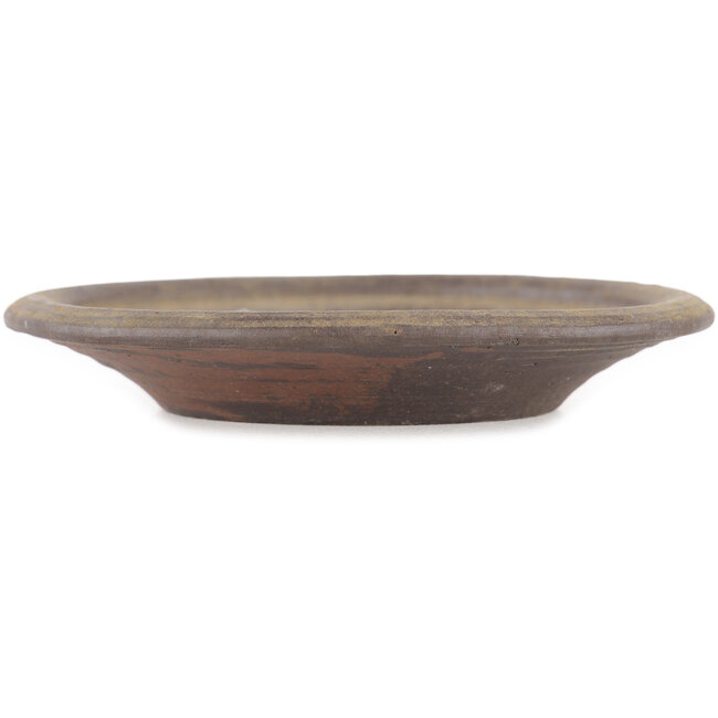 Pot à bonsaï rond non émaillé de Bigei - 115 x 115 x 20 mm