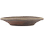 Pot à bonsaï rond non émaillé de Bigei - 115 x 115 x 20 mm
