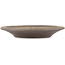 Pot à bonsaï rond non émaillé de Bigei - 115 x 115 x 20 mm