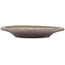 Pot à bonsaï rond non émaillé de Bigei - 115 x 115 x 20 mm