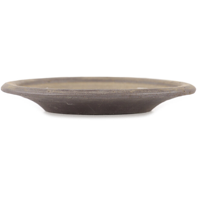 Pot à bonsaï rond non émaillé de Bigei - 115 x 115 x 20 mm