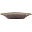 Pot à bonsaï rond non émaillé de Bigei - 115 x 115 x 20 mm