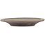 Pot à bonsaï rond non émaillé de Bigei - 115 x 115 x 20 mm