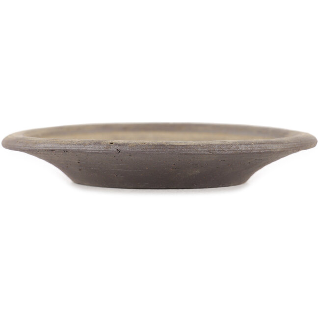 Round unglazed bonsai pot by Bigei - 115 x 115 x 20 mm