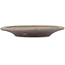 Pot à bonsaï rond non émaillé de Bigei - 115 x 115 x 20 mm