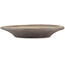 Pot à bonsaï rond non émaillé de Bigei - 115 x 115 x 20 mm