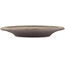 Pot à bonsaï rond non émaillé de Bigei - 115 x 115 x 20 mm