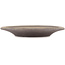 Pot à bonsaï rond non émaillé de Bigei - 115 x 115 x 20 mm