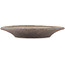 Pot à bonsaï rond non émaillé de Bigei - 115 x 115 x 20 mm