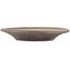 Round unglazed bonsai pot by Bigei - 115 x 115 x 20 mm