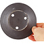 Pot à bonsaï rond non émaillé de Bigei - 115 x 115 x 20 mm