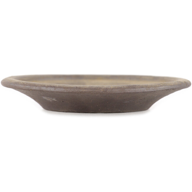 Pot à bonsaï rond non émaillé de Bigei - 115 x 115 x 20 mm