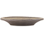 Round unglazed bonsai pot by Bigei - 115 x 115 x 20 mm