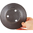 Pot à bonsaï rond non émaillé de Bigei - 115 x 115 x 20 mm