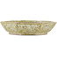 Maceta octogonal de bonsái de color marrón y blanco de Reiho - 170 x 170 x 40 mm