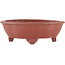 Pot à bonsaï non émaillé Mokko de Shuhou - 185 x 145 x 60 mm