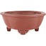 Pot à bonsaï non émaillé Mokko de Shuhou - 185 x 145 x 60 mm