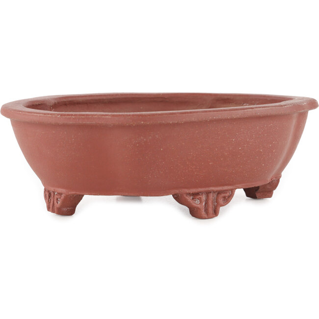 Maceta para bonsái sin esmaltar Mokko de Shuhou - 185 x 145 x 60 mm