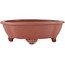 Pot à bonsaï non émaillé Mokko de Shuhou - 185 x 145 x 60 mm