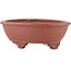 Mokko ongeglazuurde bonsai pot van Shuhou - 185 x 145 x 60 mm