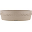 Round unglazed bonsai pot by Itouen - 265 x 265 x 75 mm