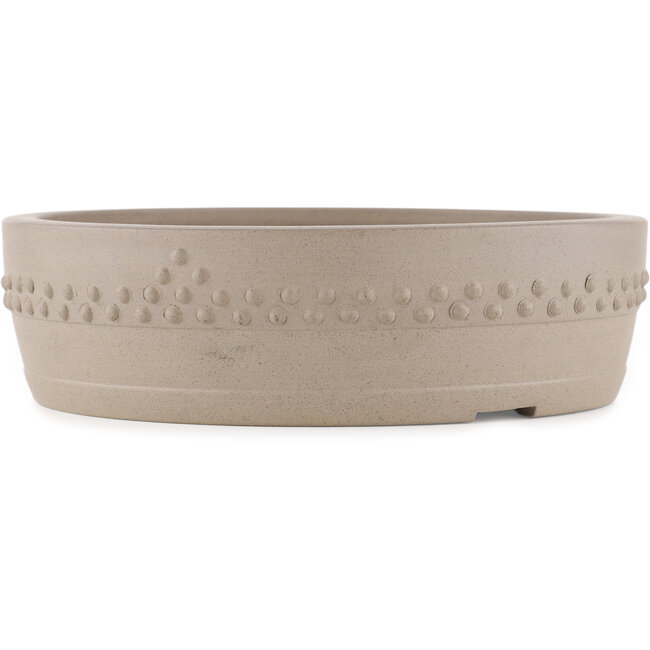 Pot à bonsaï rond non émaillé par Itouen - 265 x 265 x 75 mm