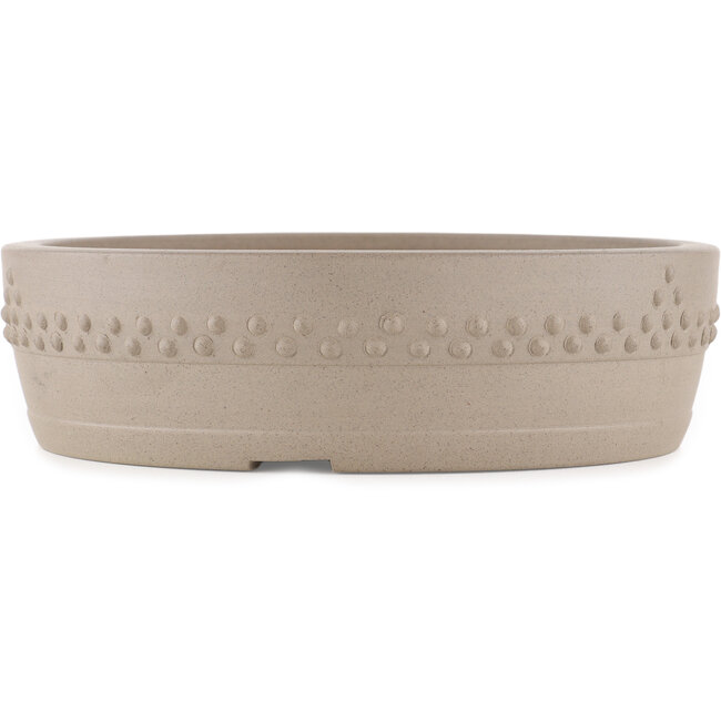 Pot à bonsaï rond non émaillé par Itouen - 265 x 265 x 75 mm