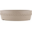 Round unglazed bonsai pot by Itouen - 265 x 265 x 75 mm