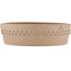 Pot à bonsaï rond non émaillé de Shoko - 255 x 255 x 72 mm